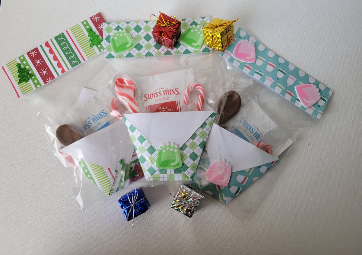 hot chocolate christmas favors gifts