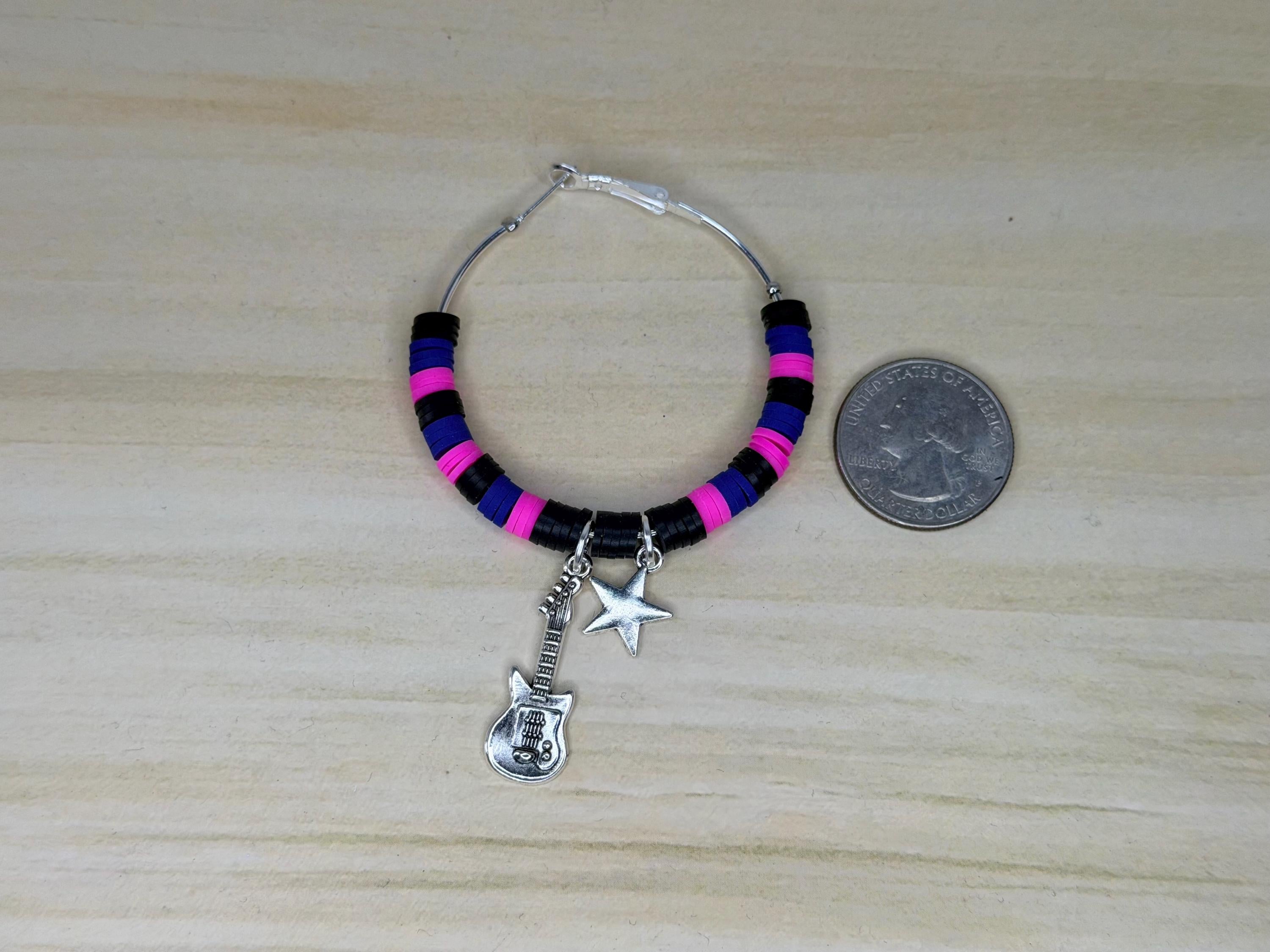 TV Girl Inspired Hoop ClayEarrings Bracelet Who Really Cares