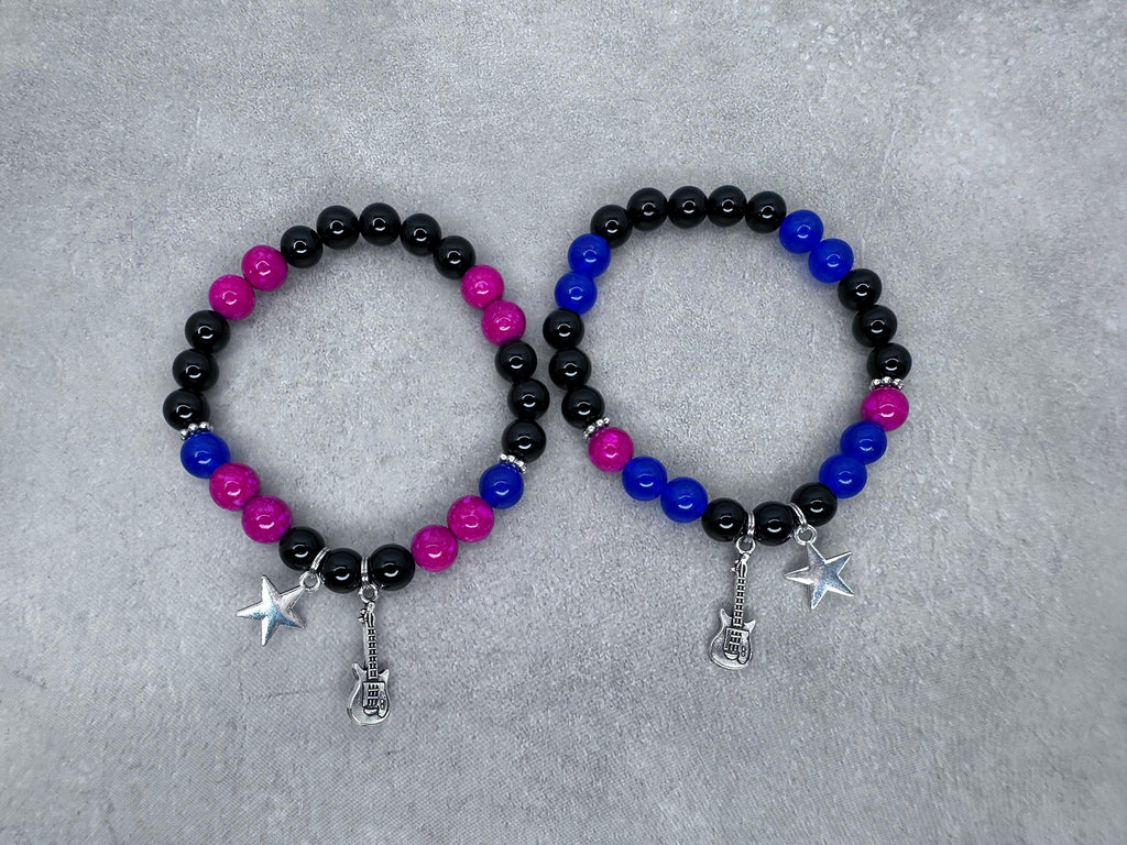 TV Girl Inspired Beaded Bracelet Earring Set