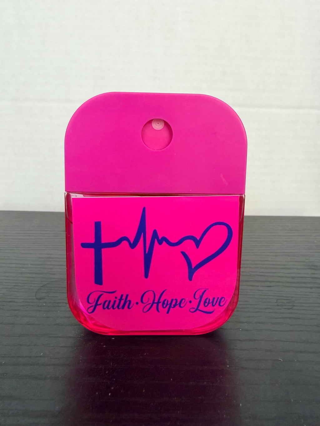 Faith Hope Love Custom Hand Sanitizer Spray Faith Based Gift