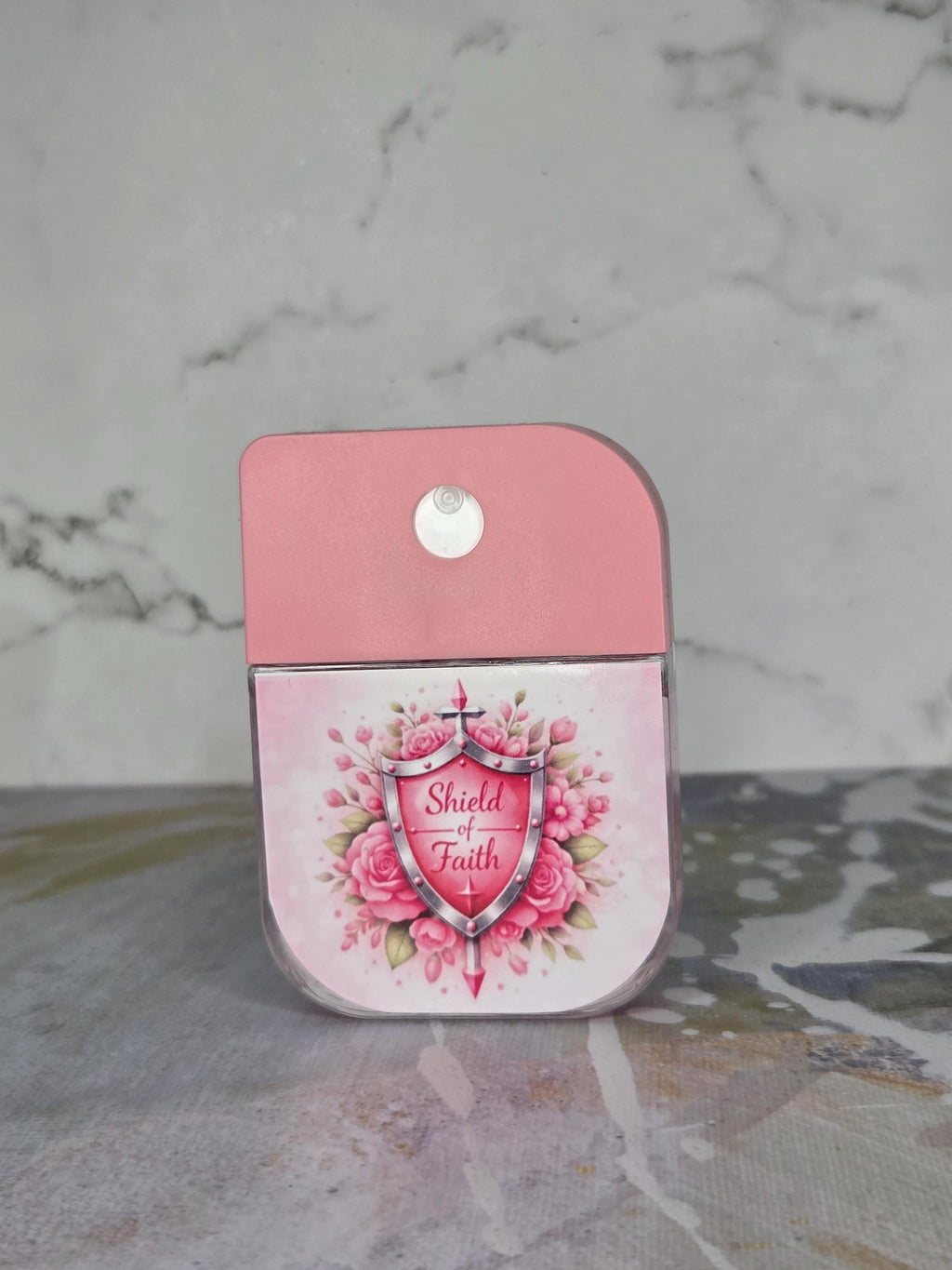 Shield of Faith Custom Pocket Spray Sanitizer