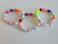 Big Sister\ Mid Sister\ Lil Sister Beaded Name Bracelet Personalized Jewery