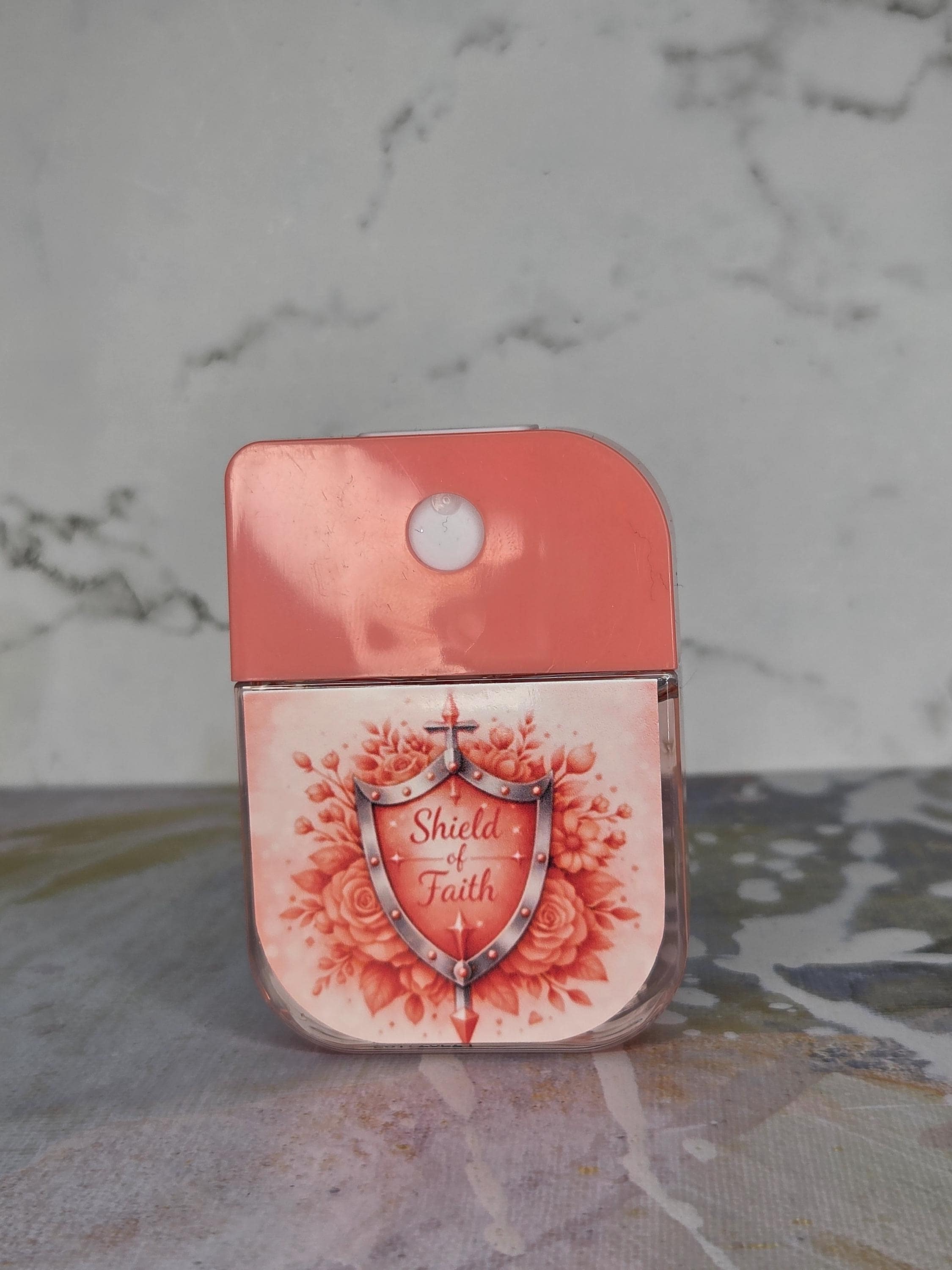 Shield of Faith Custom Pocket Spray Sanitizer