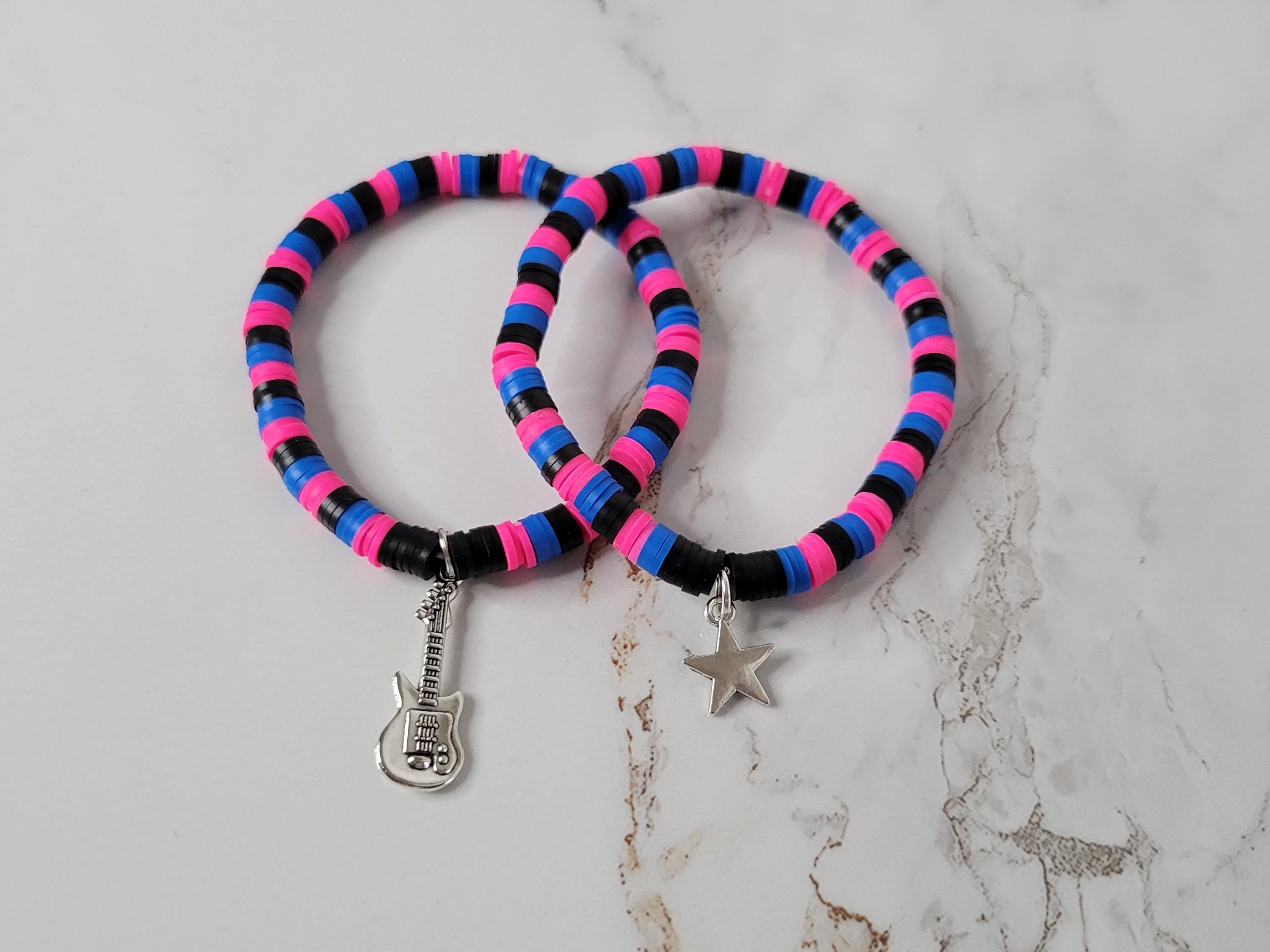 TV Girl Inspired Hoop ClayEarrings Bracelet Who Really Cares