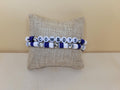 Cowboys  Inspired Clay Bead Bracelet: Football Game Day Team Jewelry