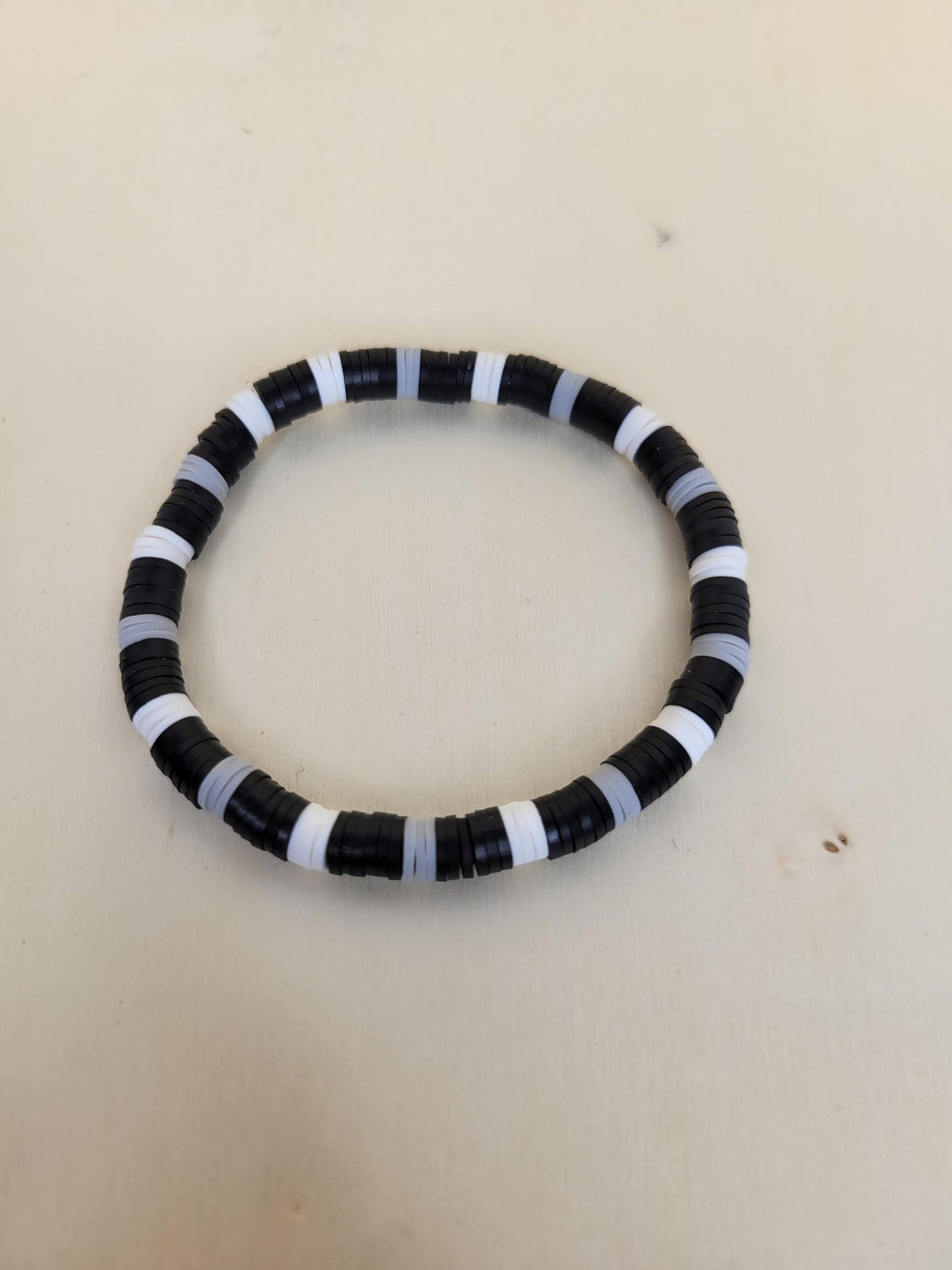 Raiders Clay Bead Bracelet Team Spirit Game Day Jewelry