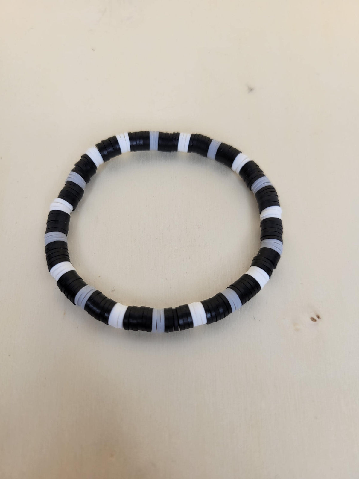 Raiders Clay Bead Bracelet Team Spirit Game Day Jewelry
