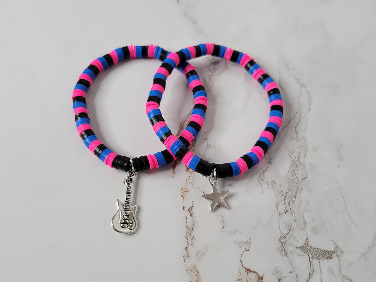 TV Girl Inspired Hoop ClayEarrings Bracelet Who Really Cares