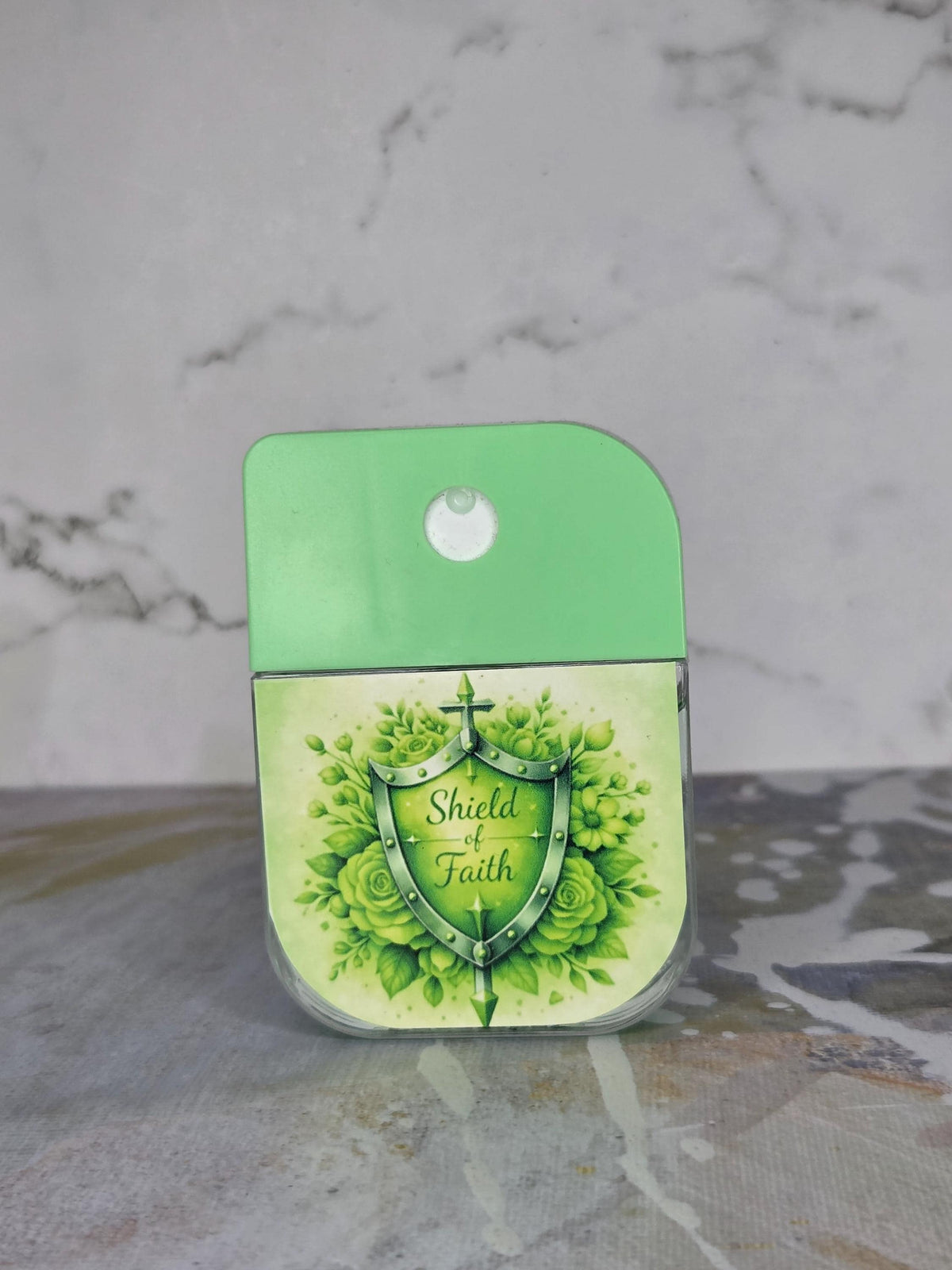 Shield of Faith Custom Pocket Spray Sanitizer